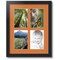 ArtToFrames Collage Photo Picture Frame with 4 - 5x7 inch Openings, Framed in Black with Over 62 Mat Color Options and Regular Glass (CSM-3926-3)